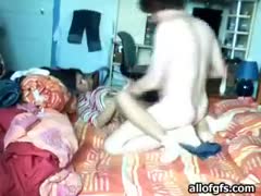 Slumdog Indian guy copulates his trashy Desi Married slut missionary style